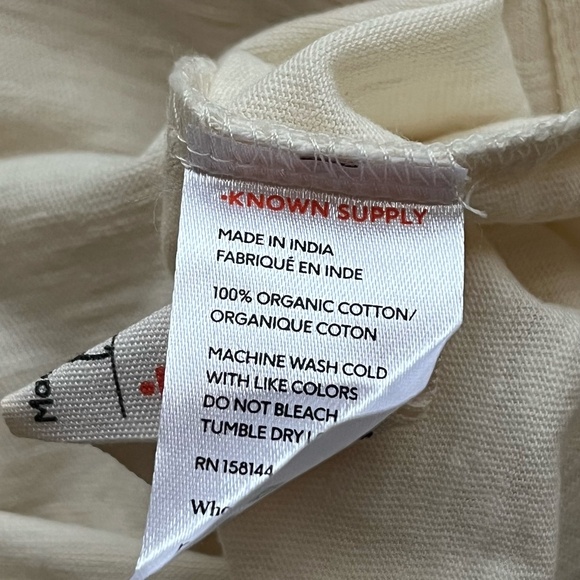 Vada Winter - Hippie Babe Graphic Cream Mock Neck Cotton Dress - XXL 2XL 18-20 - Picture 8 of 8